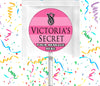 Victoria's Secret Lollipops Party Favors Personalized Suckers 12 Pcs