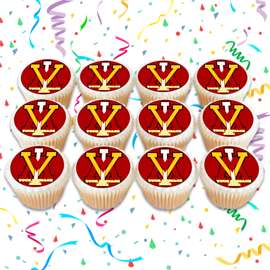 Virginia Military Institute Edible Cupcake Toppers (12 Images) Cake Image Icing Sugar Sheet Edible Cake Images