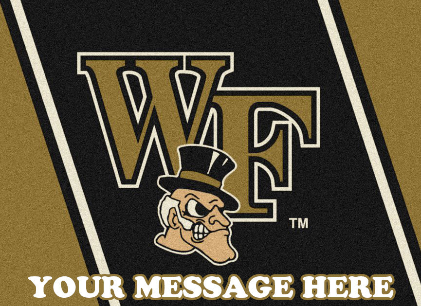 Wake Forest Demon Deacons Edible Image Cake Topper Personalized Birthday Sheet Decoration Custom Party Frosting Transfer Fondant