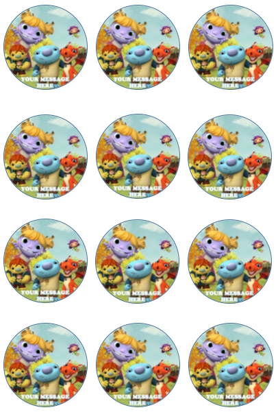 Wallykazam! Edible Cupcake Toppers (12 Images) Cake Image Icing Sugar Sheet Edible Cake Images