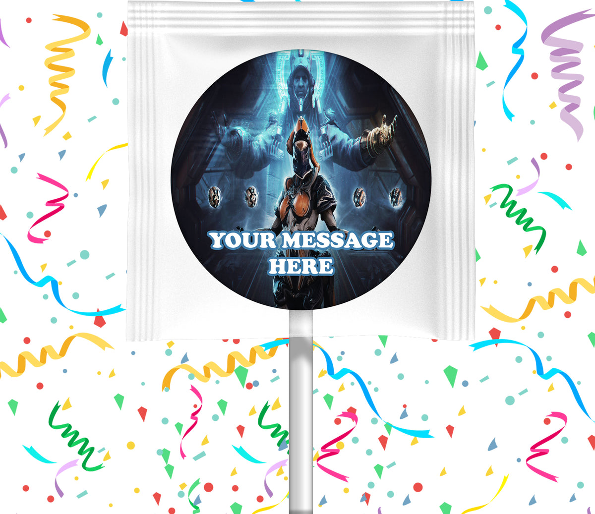 Warframe Lollipops Party Favors Personalized Suckers 12 Pcs