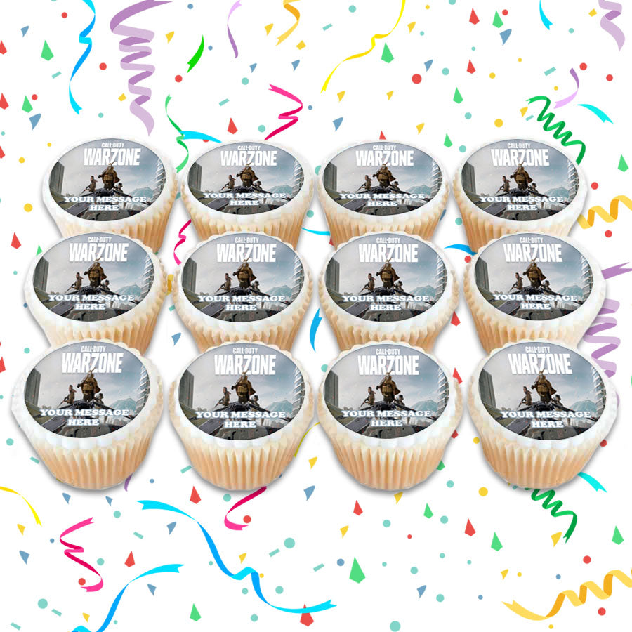 Call Of Duty Warzone Edible Cupcake Toppers (12 Images) Cake Image Icing Sugar Sheet