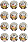 We Bare Bears Edible Cupcake Toppers (12 Images) Cake Image Icing Sugar Sheet Edible Cake Images