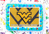 West Virginia University Edible Image Cake Topper Personalized Birthday Sheet Decoration Custom Party Frosting Transfer Fondant