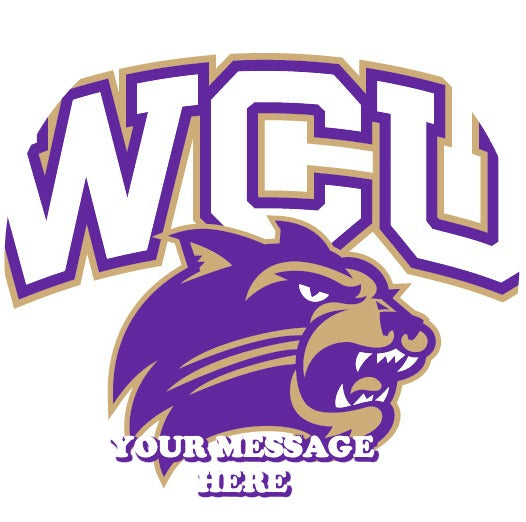 Western California University Edible Image Cake Topper Personalized Birthday Sheet Custom Frosting Round Circle