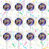 Wheel Of Fortune Lollipops Party Favors Personalized Suckers 12 Pcs