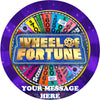 Wheel Of Fortune Edible Image Cake Topper Personalized Birthday Sheet Custom Frosting Round Circle