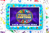 Wheel Of Fortune Edible Image Cake Topper Personalized Birthday Sheet Decoration Custom Party Frosting Transfer Fondant