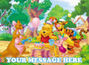 Winnie-The-Pooh Edible Image Cake Topper Personalized Birthday Sheet Decoration Custom Party Frosting Transfer Fondant