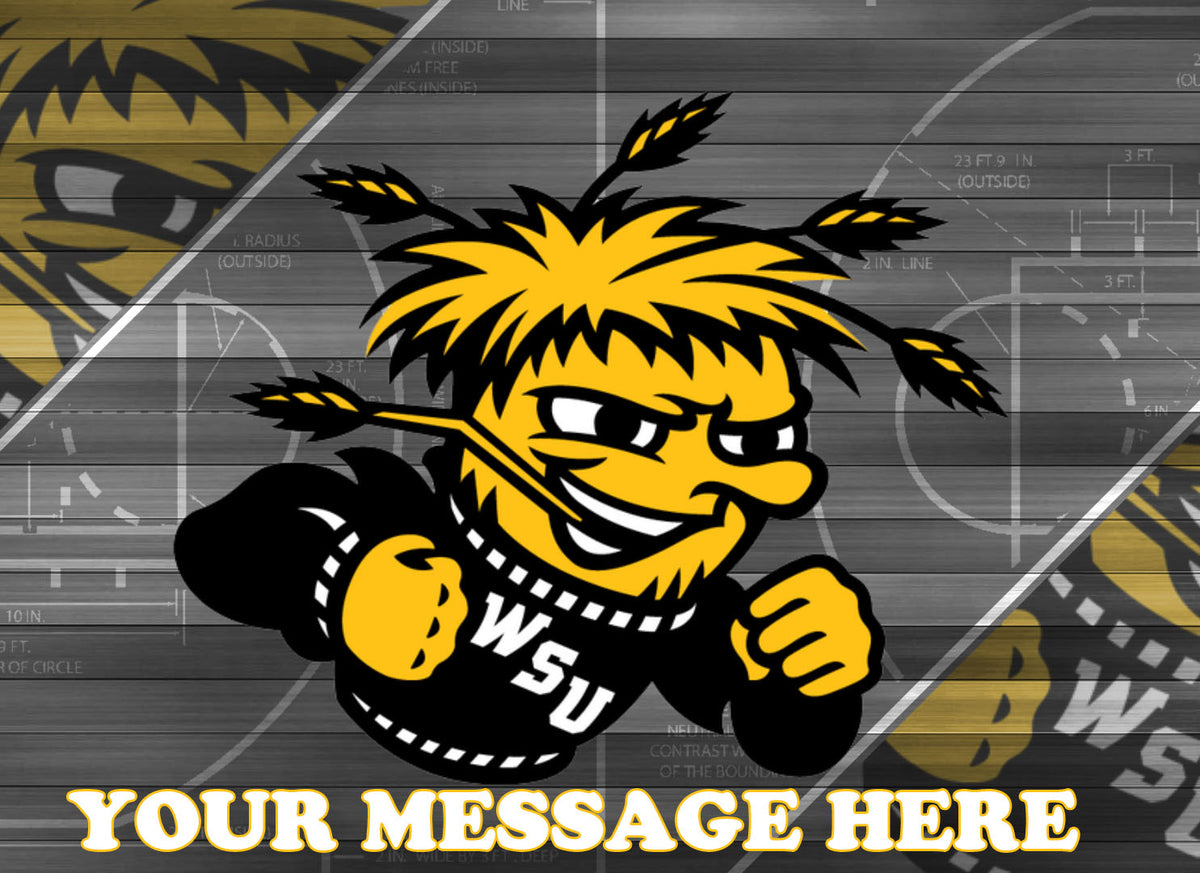 Wichita State Shockers Edible Image Cake Topper Personalized Birthday Sheet Decoration Custom Party Frosting Transfer Fondant