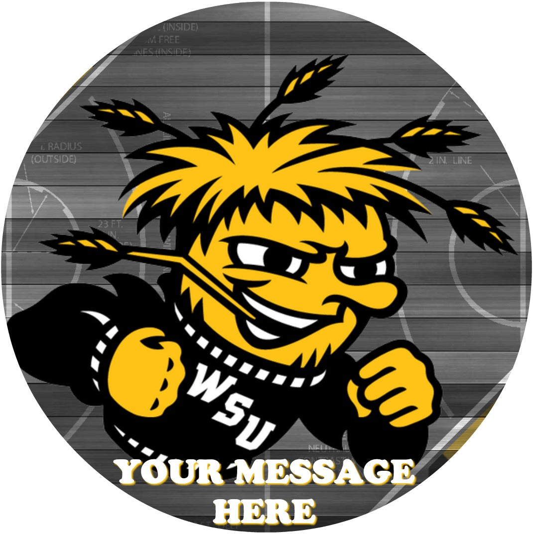 Wichita State Shockers Edible Image Cake Topper Personalized Birthday Sheet Custom Frosting Round Circle