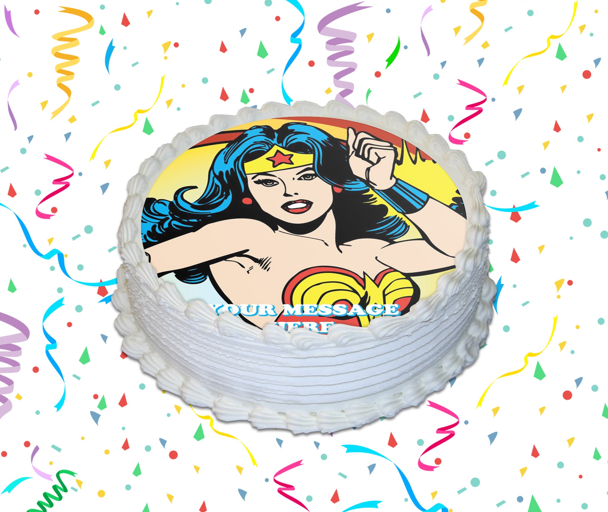 Wonder Woman Cake Topper – Adriana Ortiz Designs