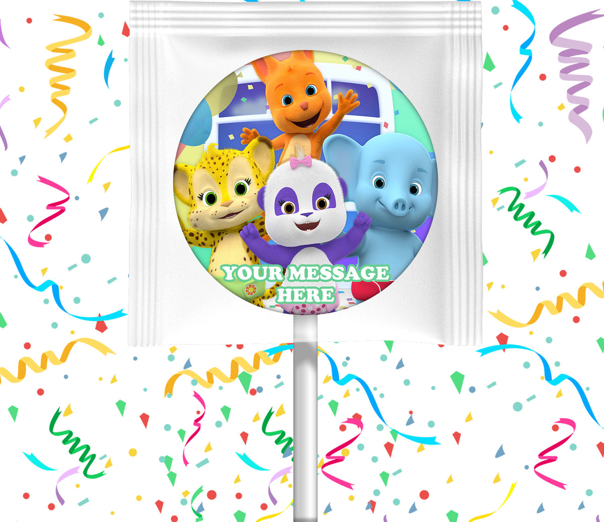 Word Party Lollipops Party Favors Personalized Suckers 12 Pcs