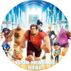 Wreck It Ralph Edible Image Cake Topper Personalized Birthday Sheet Custom Frosting Round Circle
