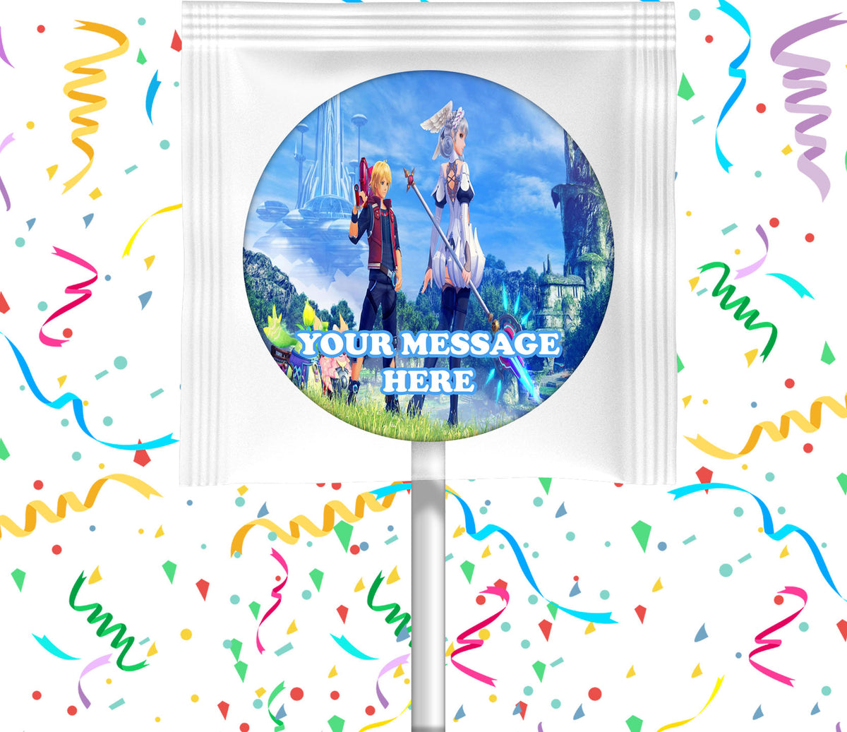 Xenoblade Chronicles Lollipops Party Favors Personalized Suckers 12 Pcs