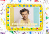 Harry Styles Edible Cake Topper Image Photo Picture