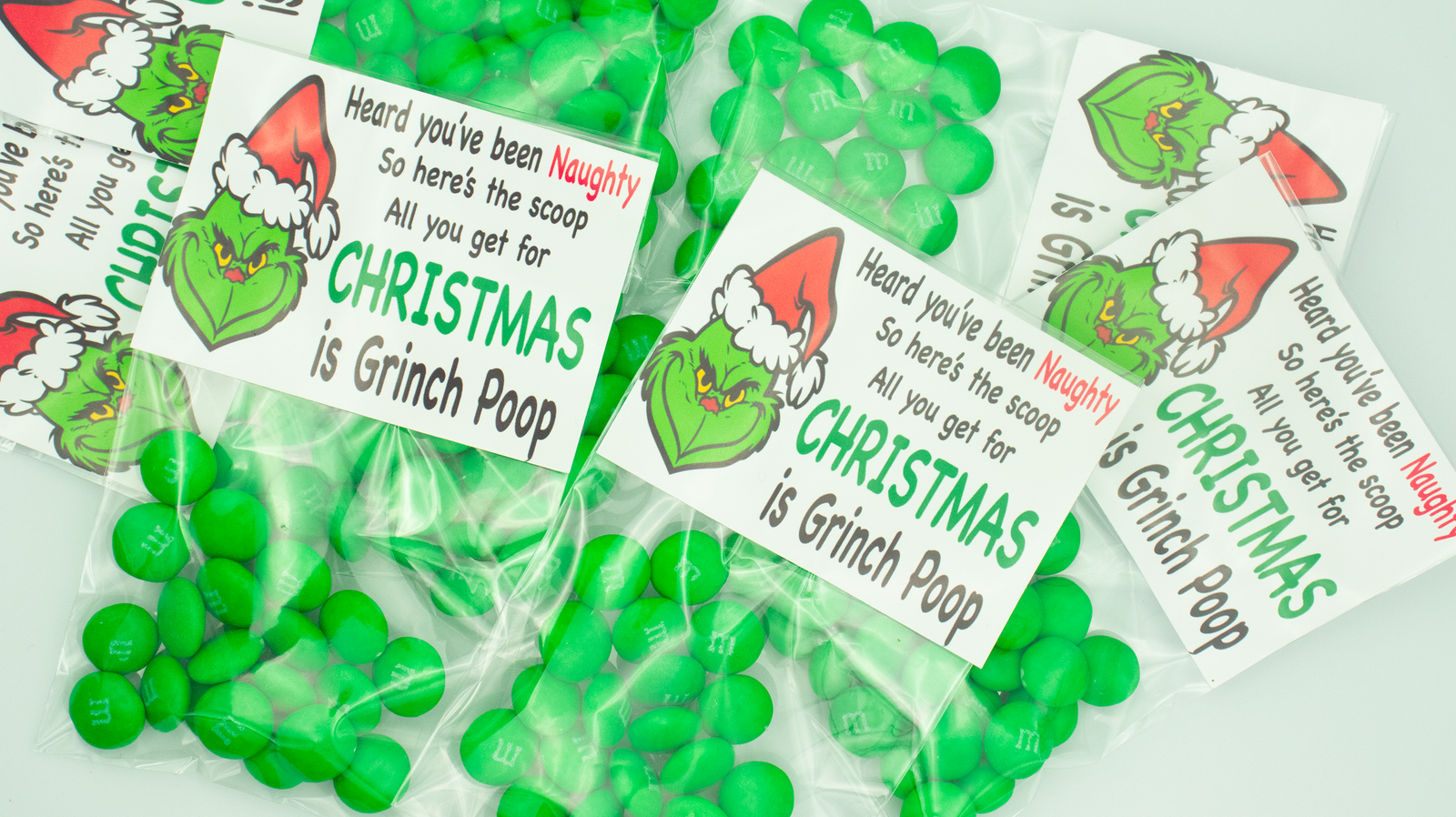 Candy Stocking Stuffers Christmas Party Favors Grinch Poop