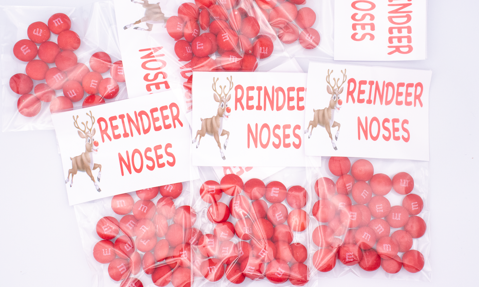 Candy Stocking Stuffers Christmas Party Favors Reindeer Noses